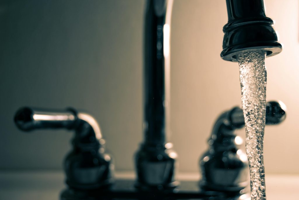 running faucet