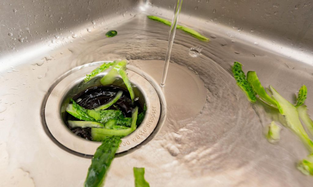 clogged garbage disposal