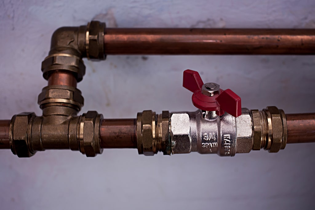 Gas line repair by qualified plumber