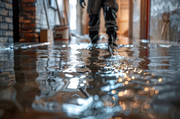 Flooded basement